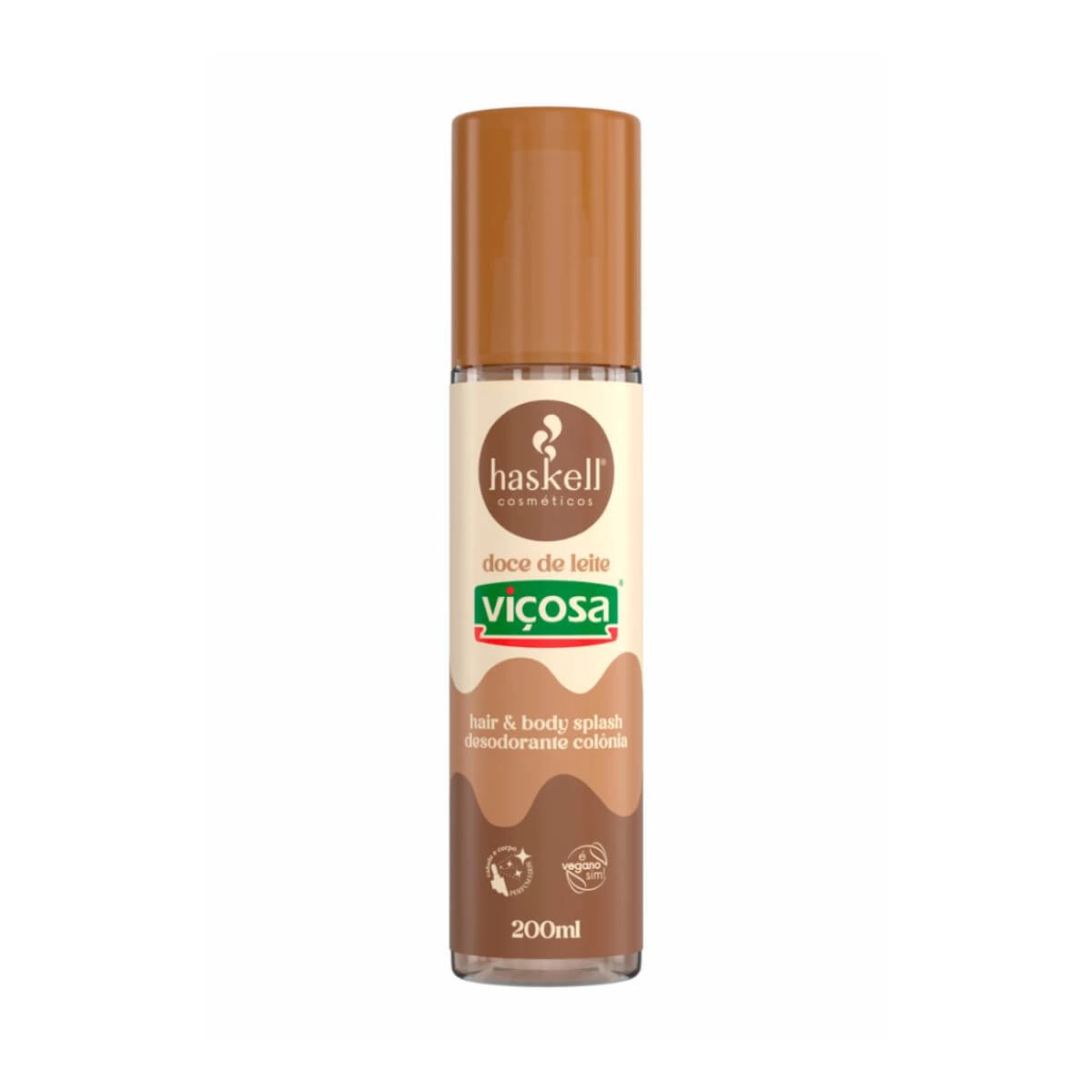 BODY SPLASH & HAIR HASKELL DOCE DE LEITE VIÇOSA 200ML — Haskell | Farmácia Resyla