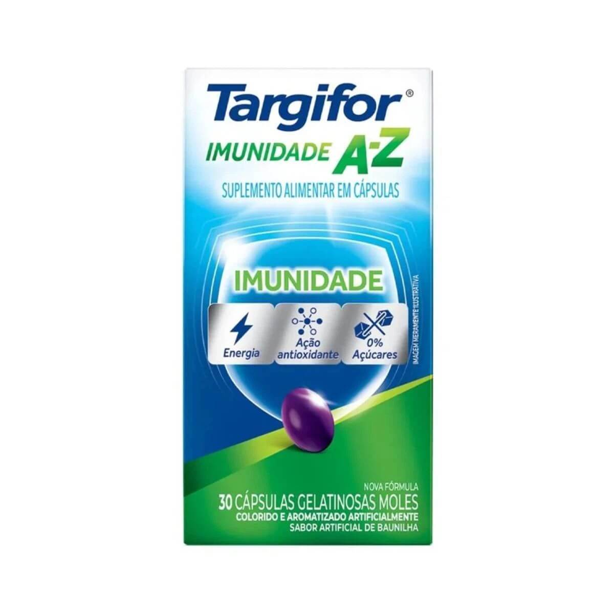 TARGIFOR IMUNIDADE A-Z 30 CÁPSULAS MOLES - SANOFI — Sanofi | Farmácia Resyla