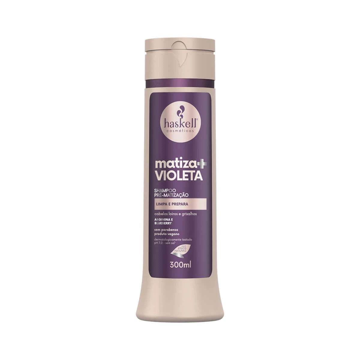 SHAMPOO HASKELL PRÉ-MATIZAÇÃO MATIZA+ VIOLETA 300ML — Haskell | Farmácia Resyla