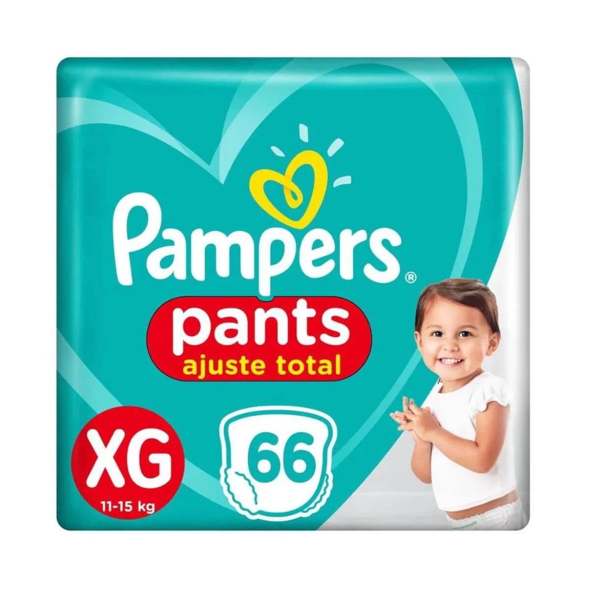FRALDA PAMPERS PANTS CONFORT SEC XG C/66UN — Pampers | Farmácia Resyla