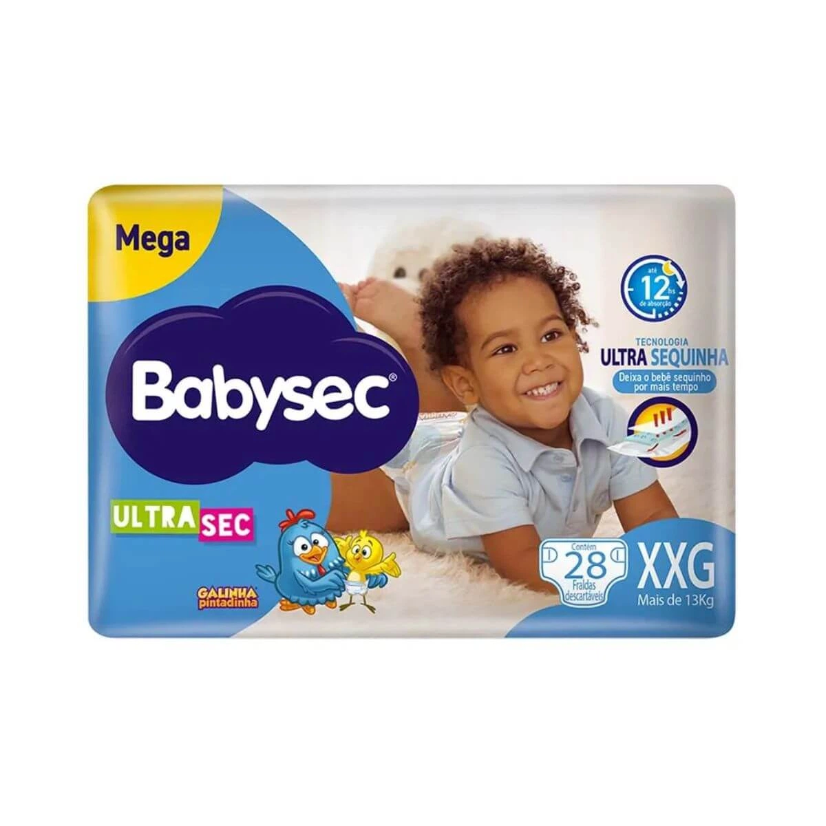 FRALDA BABYSEC ULTRA MEGA XXG C/28UN — Babysec | Farmácia Resyla