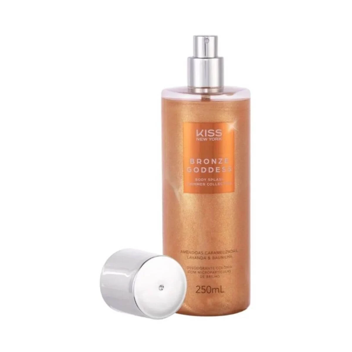 BODY SPLASH KISS NEW YORK BRONZE GODDESS 250ML — Kiss New York | Farmácia Resyla