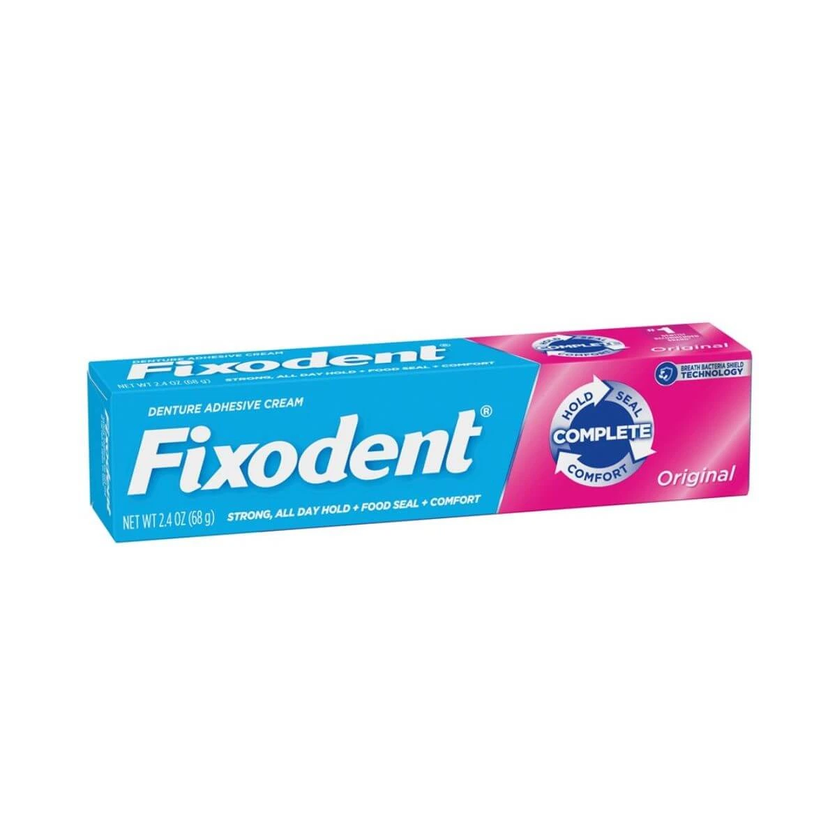 CREME FIXADOR FIXODENT ORIGINAL 68G — Fixodent | Farmácia Resyla