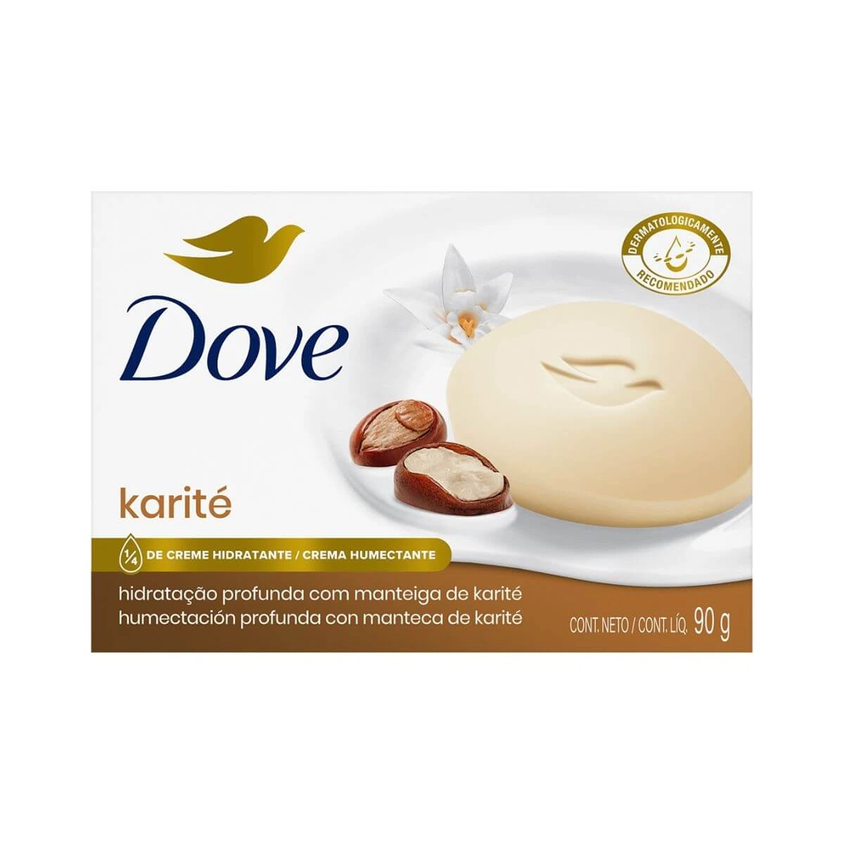 SABONETE EM BARRA DOVE KARITÉ 90G — Dove | Farmácia Resyla