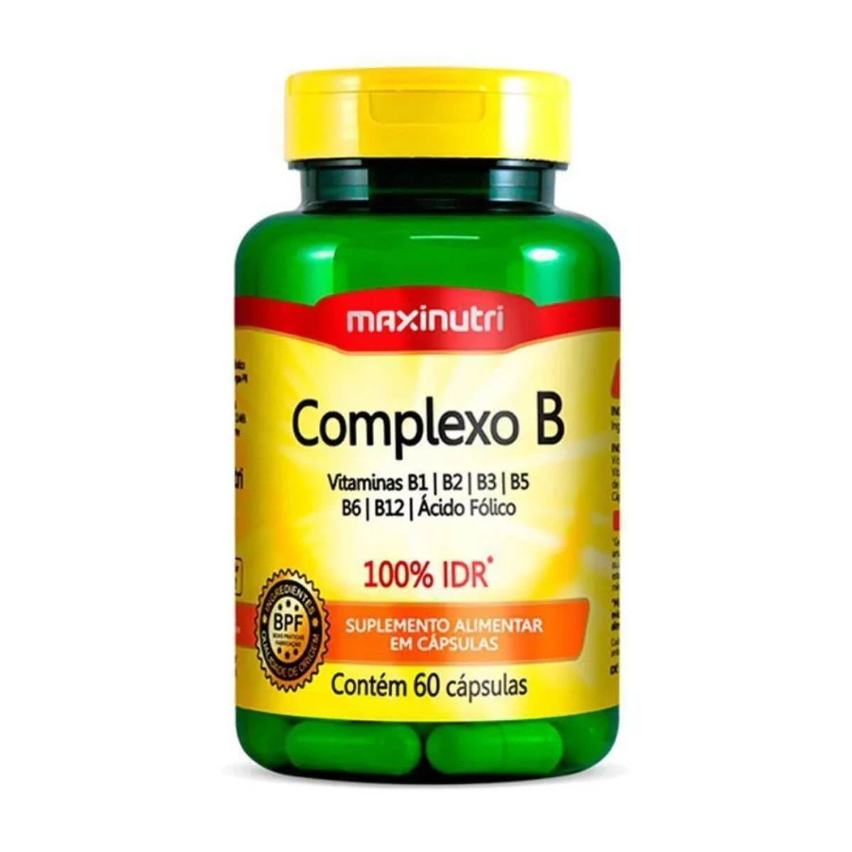 COMPLEXO B 60CAPS - MAXINUTRI — Maxinutri | Farmácia Resyla