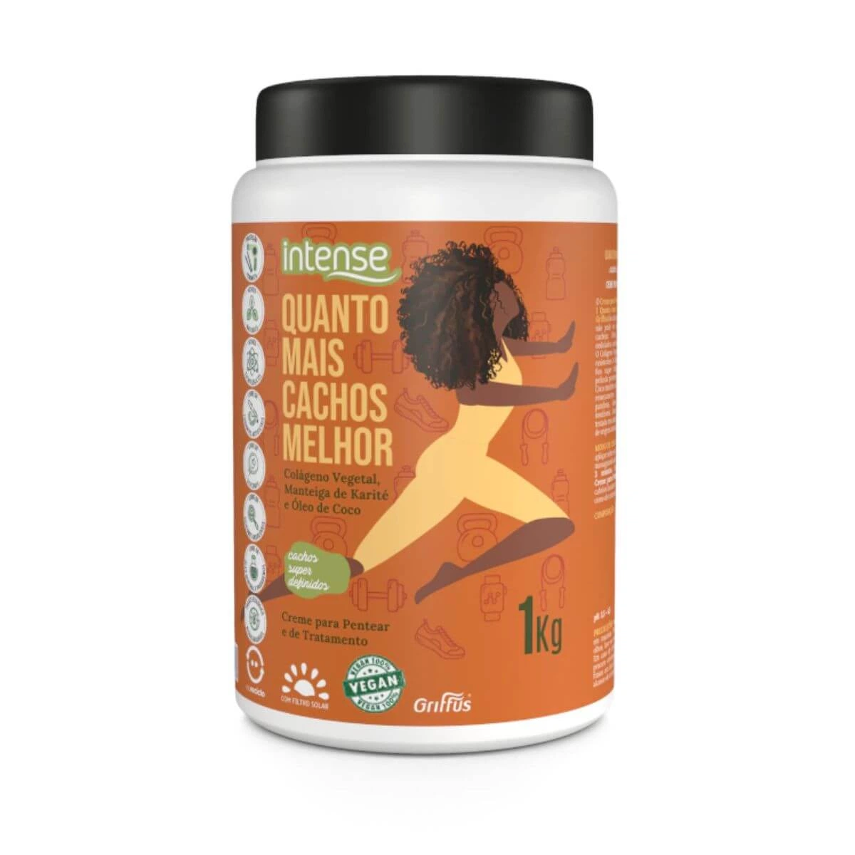 MÁSCARA GRIFFUS INTENSE +CACHO MELHOR 1KG — Griffus | Farmácia Resyla