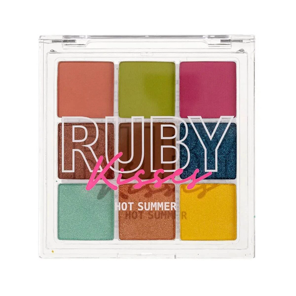 PALETA DE SOMBRAS RUBY KISSES MEMORIES COLLECTION 9 TONS HOT SUMMER — Ruby Kisses | Farmácia Resyla