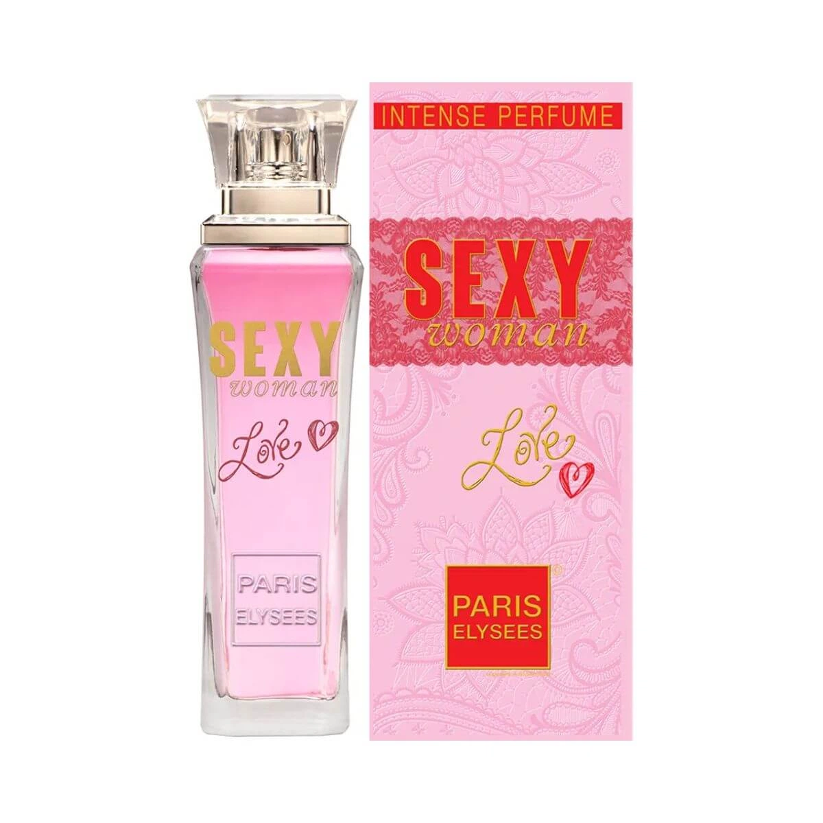 PERFUME SEXY WOMAN LOVE FEMININO 100ML — Paris Elysees | Farmácia Resyla