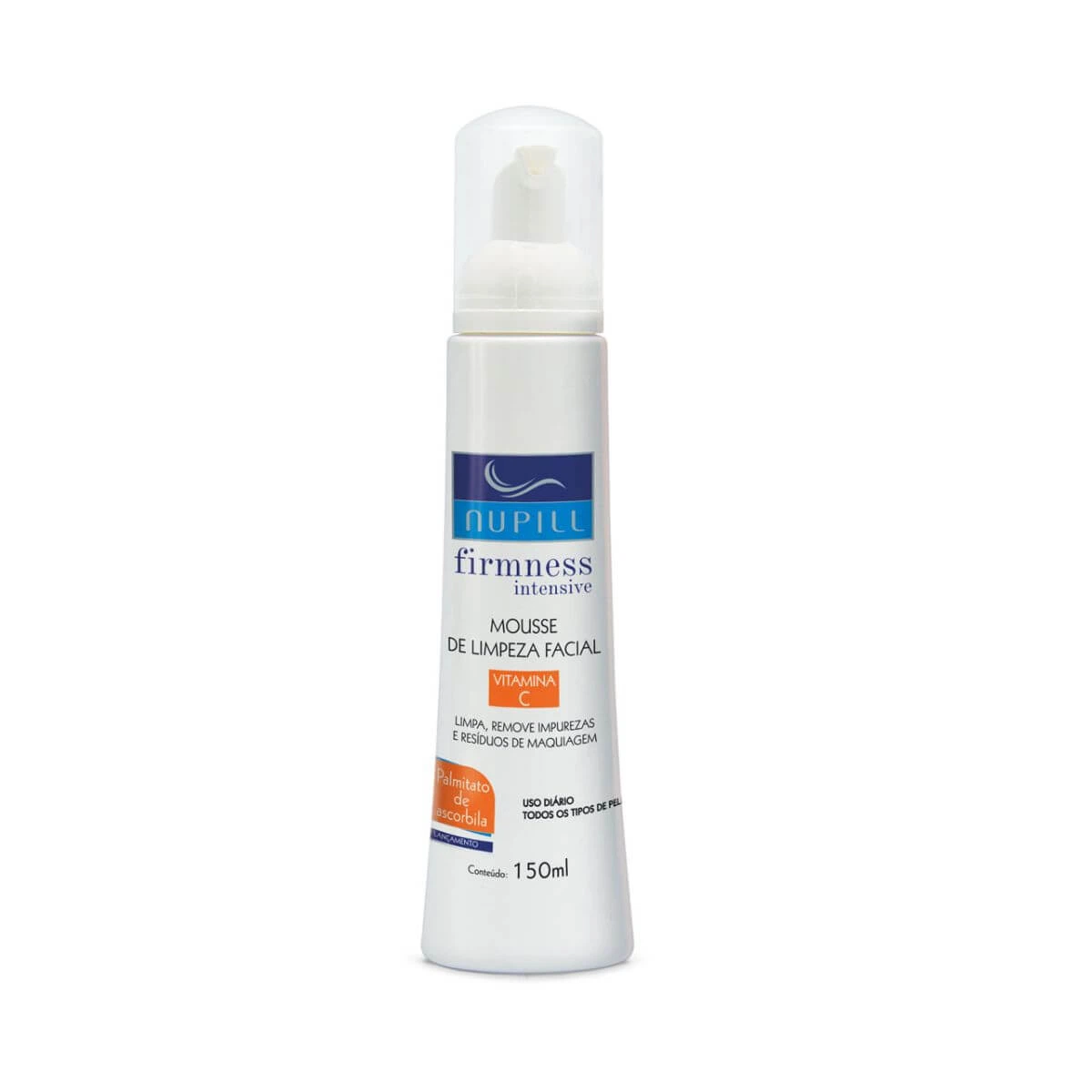 MOUSSE DE LIMPEZA FACIAL NUPILL VITAMINA C 150ML — Nupill | Farmácia Resyla