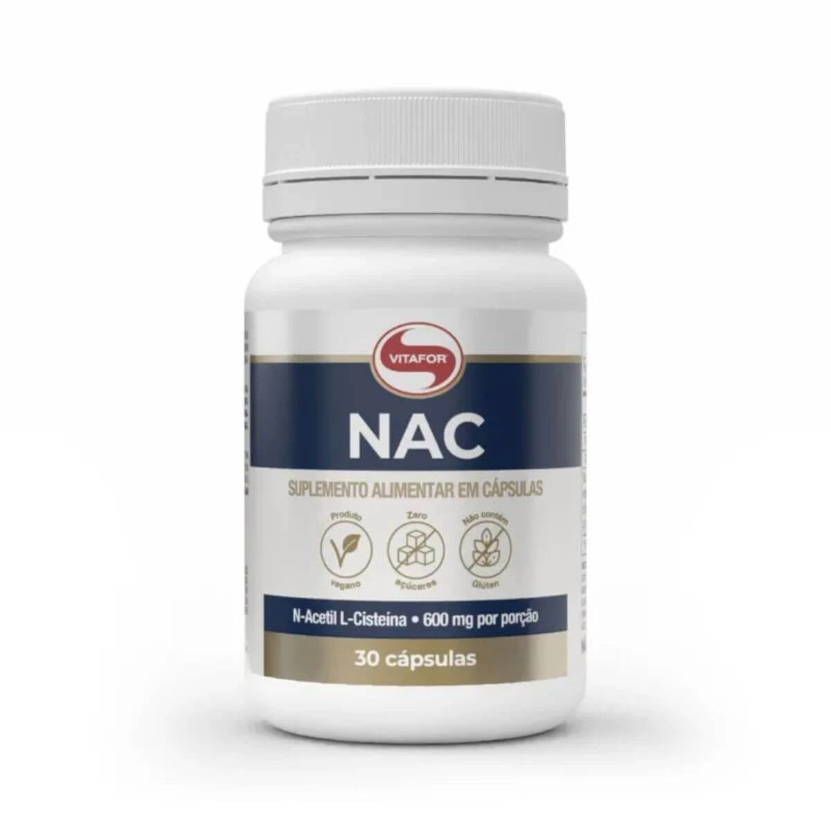 NAC N-ACETIL L-CISTEINA VITAFOR 30CP — Vitafor | Farmácia Resyla