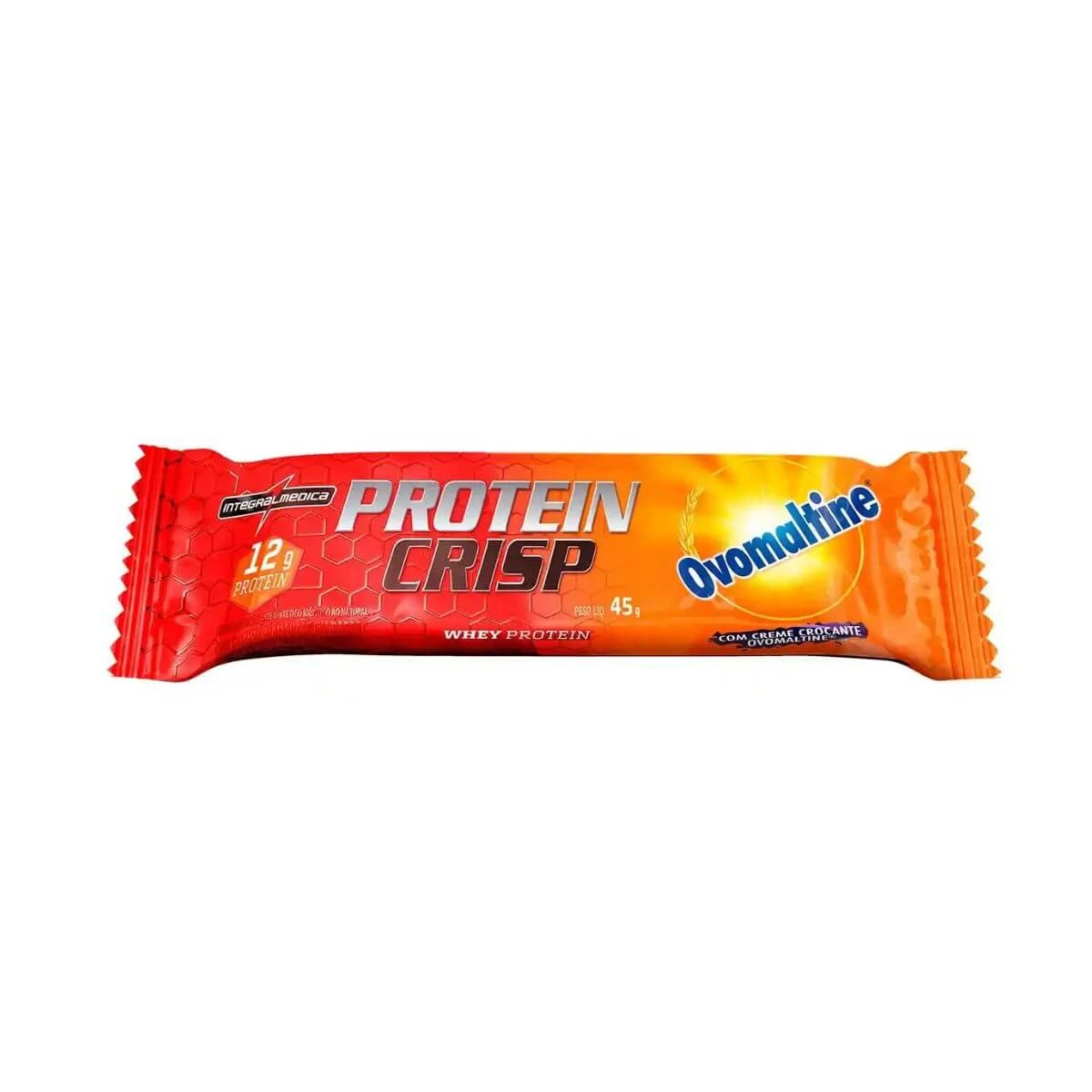 BARRA DE PROTEÍNA PROTEIN CRISP OVOMALTINE INTEGRAL MÉDICA 45G — Integralmedica | Farmácia Resyla