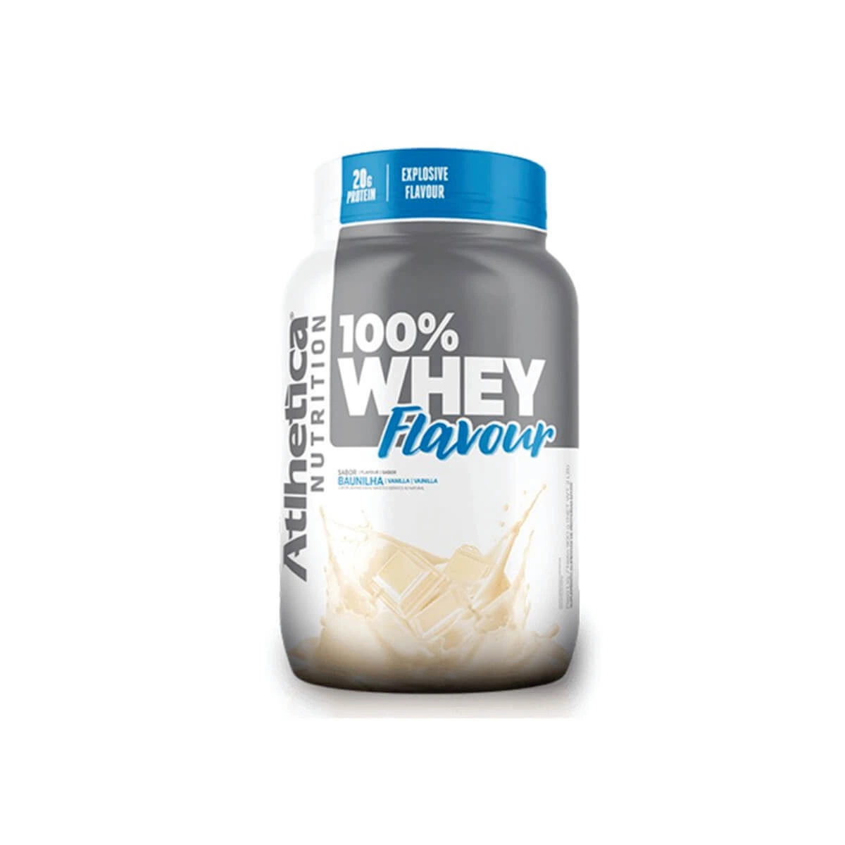 WHEY 100% FLAVOUR ATLHETICA BAUNILHA 900G — Atlhetica Nutrition | Farmácia Resyla