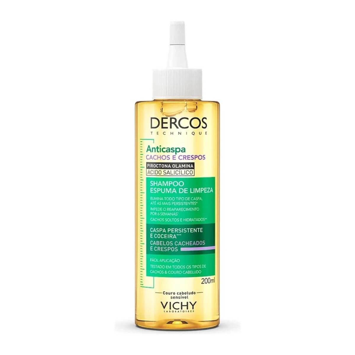 SHAMPOO ANTICASPA VICHY DERCOS CACHOS E CRESPOS 200ML — Vichy | Farmácia Resyla