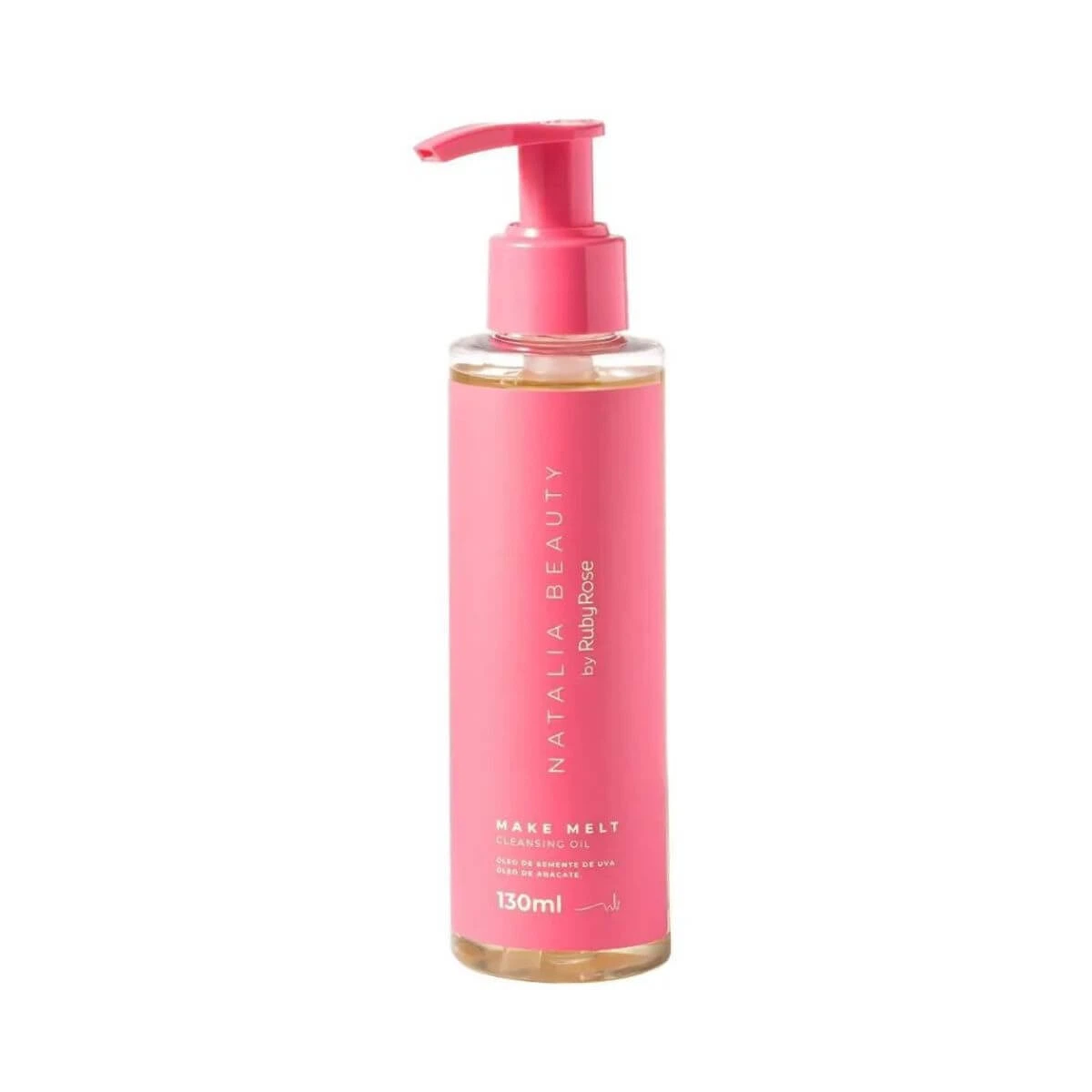 CLEASING OIL MAKE MELT NATALIA BEAUTY BY RUBY ROSE 130ML — Ruby Rose | Farmácia Resyla