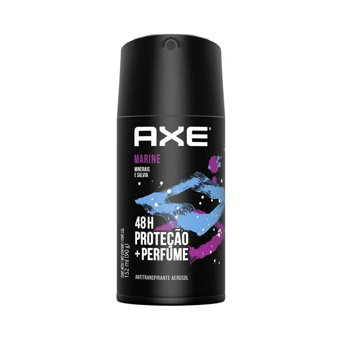 DESODORANTE ANTITRANSPIRANTE AEROSOL AXE MARINE MASCULINO 152ML — Axe | Farmácia Resyla