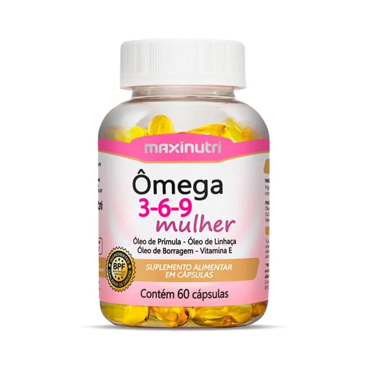 OMEGA 3 6 9 MULHER 60CAPS - MAXINUTRI — Maxinutri | Farmácia Resyla