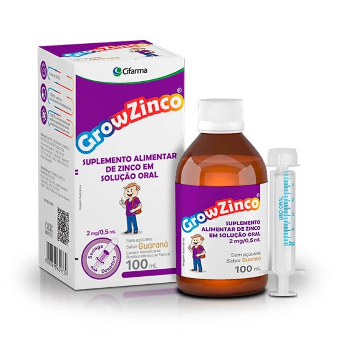 GROW ZINCO 100ML - CIFARMA — Cifarma | Farmácia Resyla