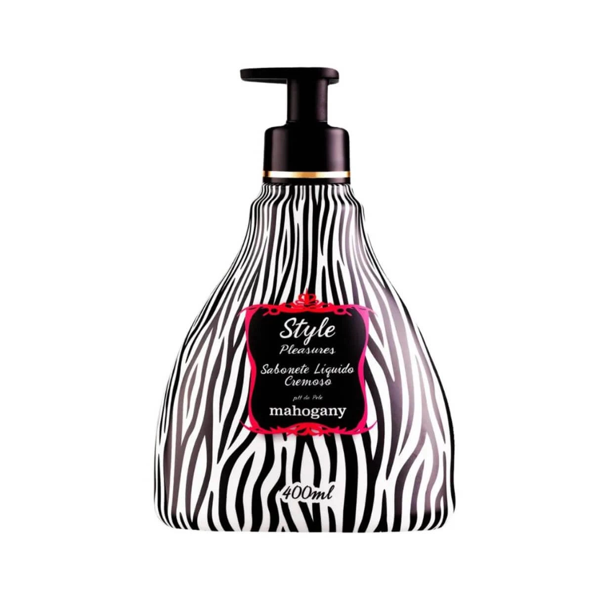 SABONETE LÍQUIDO MAHOGANY STYLE PLEASURES 400ML — Mahogany | Farmácia Resyla
