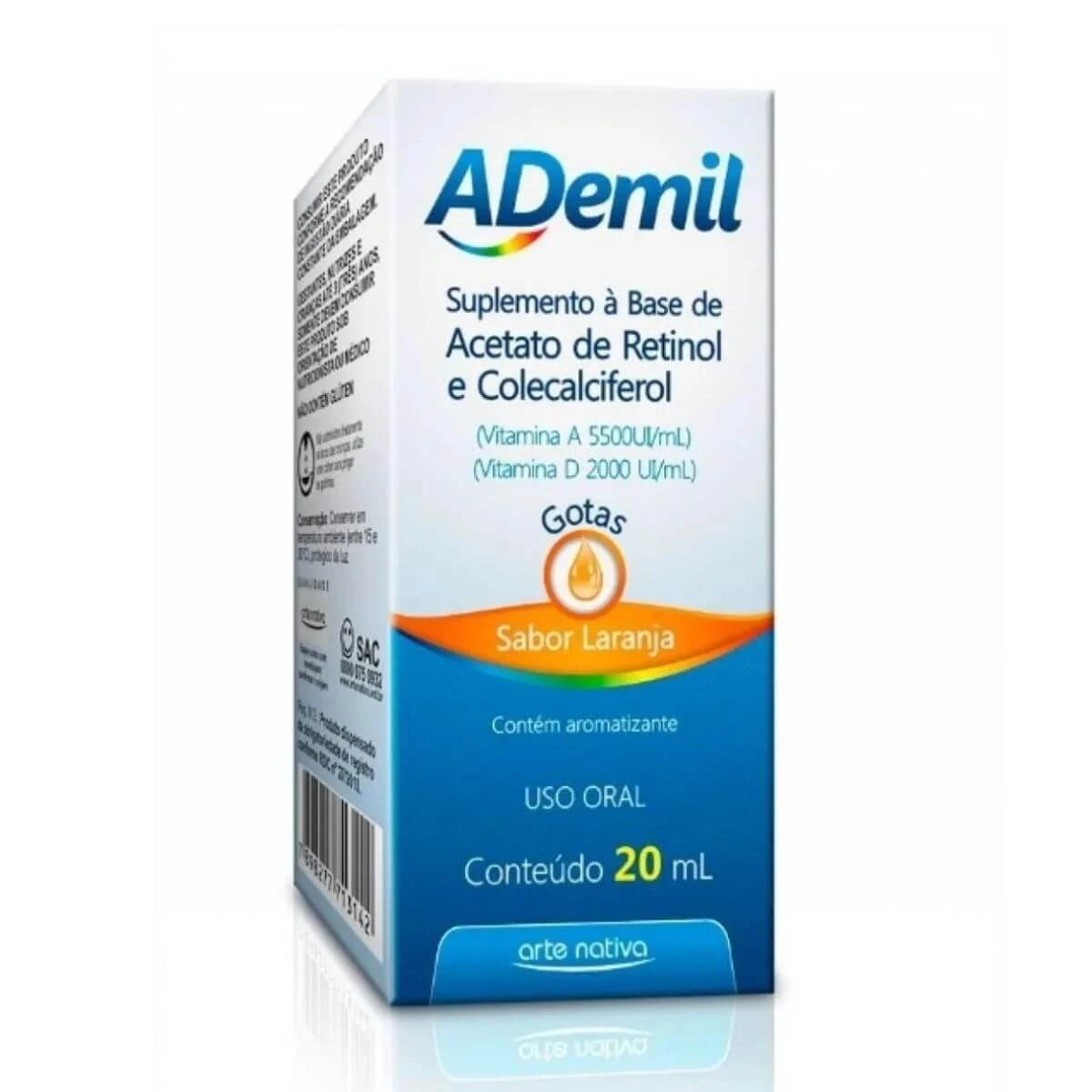 ADEMIL 20ML GTS - ARTE NATIVA — Arte Nativa | Farmácia Resyla