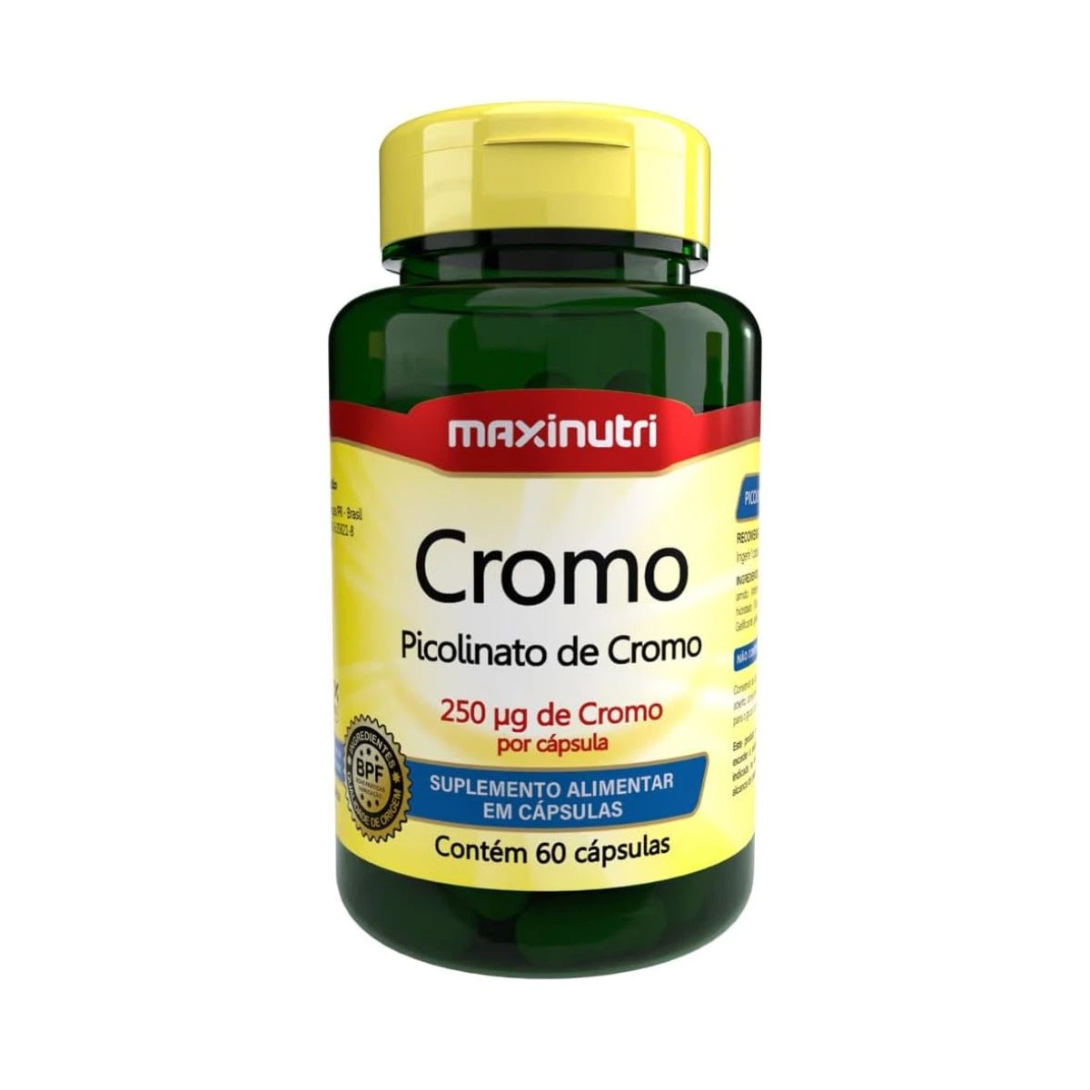 PICOLINATO DE CROMO 60CAPS - MAXINUTRI — Maxinutri | Farmácia Resyla