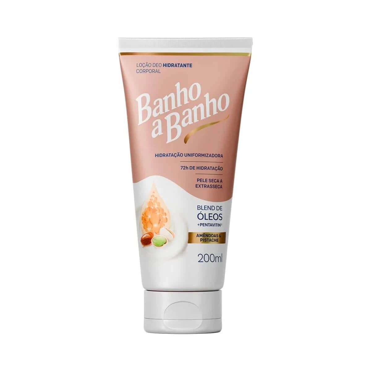LOÇÃO HIDRATANTE BANHO A BANHO AMÊNDOAS E PISTACHE 200ML — Banho a Banho | Farmácia Resyla
