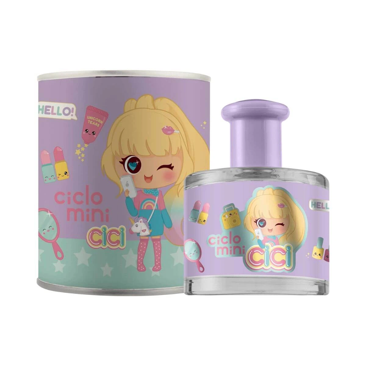 PERFUME CICLO LATA CICI BELA INFANTIL FEMININO 100ML — Ciclo | Farmácia Resyla