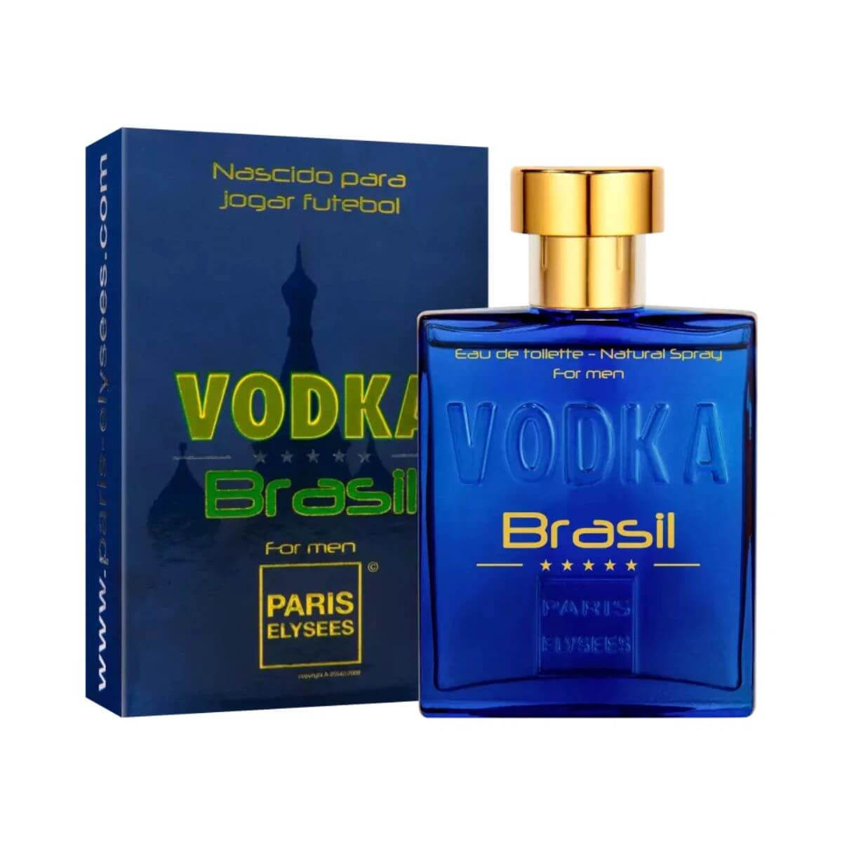 PERFUME VODKA BRASIL BLUE MASCULINO 100ML — Paris Elysees | Farmácia Resyla
