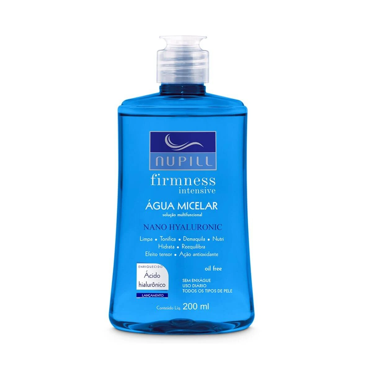ÁGUA MICELAR FACIAL NUPILL NANO HYALURONIC 200ML — Nupill | Farmácia Resyla