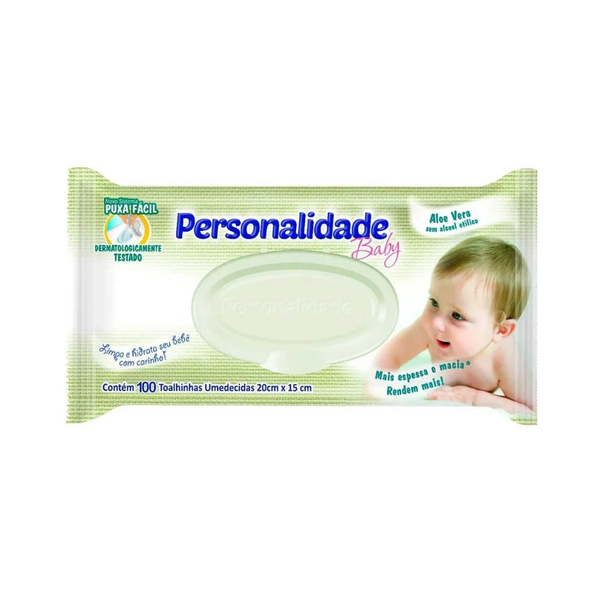 LENÇO UMEDECIDO C/ TAMPA PERSONALIDADE C/100UN — Personalidade | Farmácia Resyla