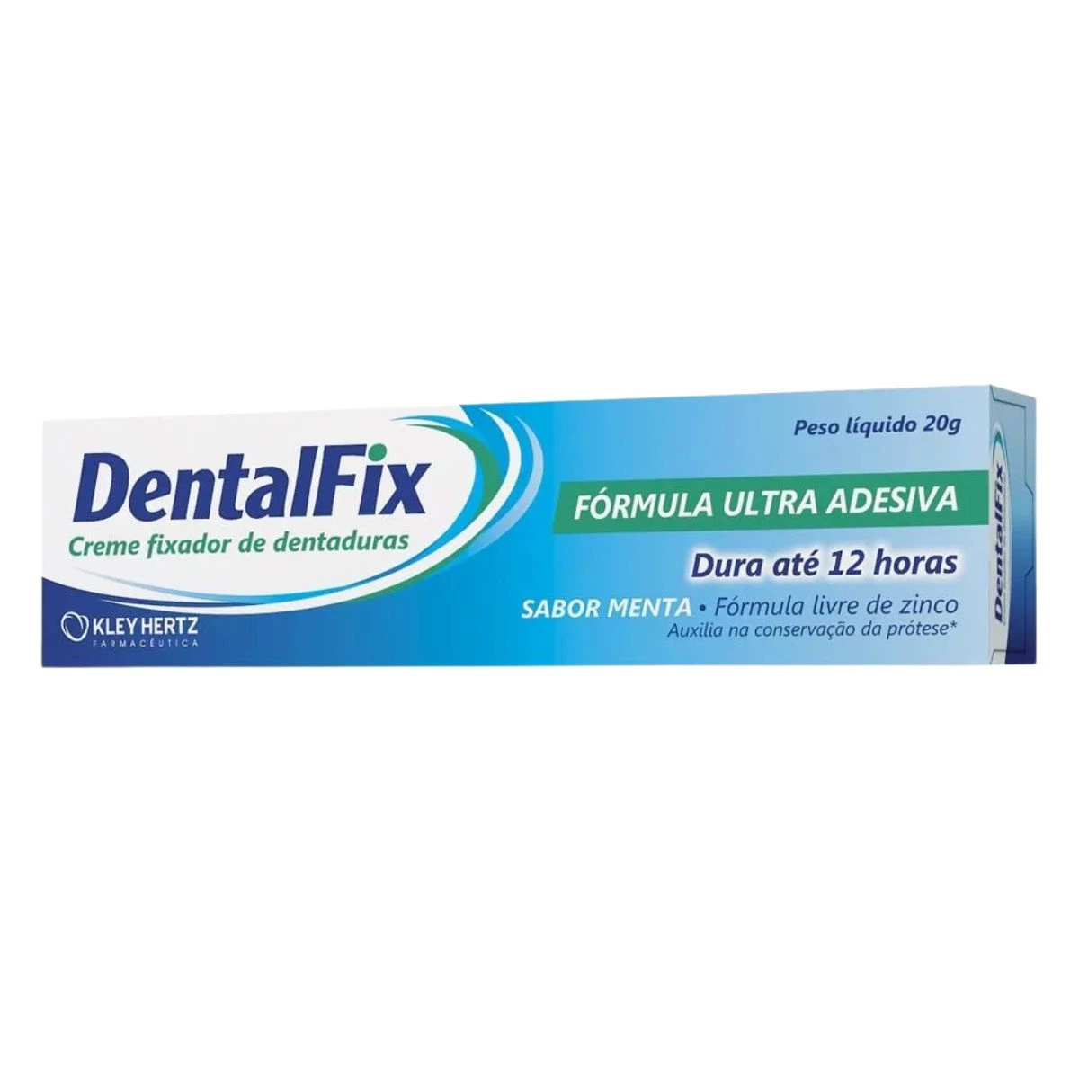 DENTALFIX CR FIXADOR SABOR MENTA 20G — Kley Hertz | Farmácia Resyla