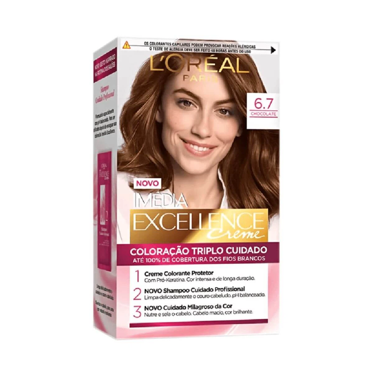 TINTA IMÉDIA EXCELLENCE 6.7 CHOCOLATE — L'Oréal Paris Imédia Excellence | Farmácia Resyla