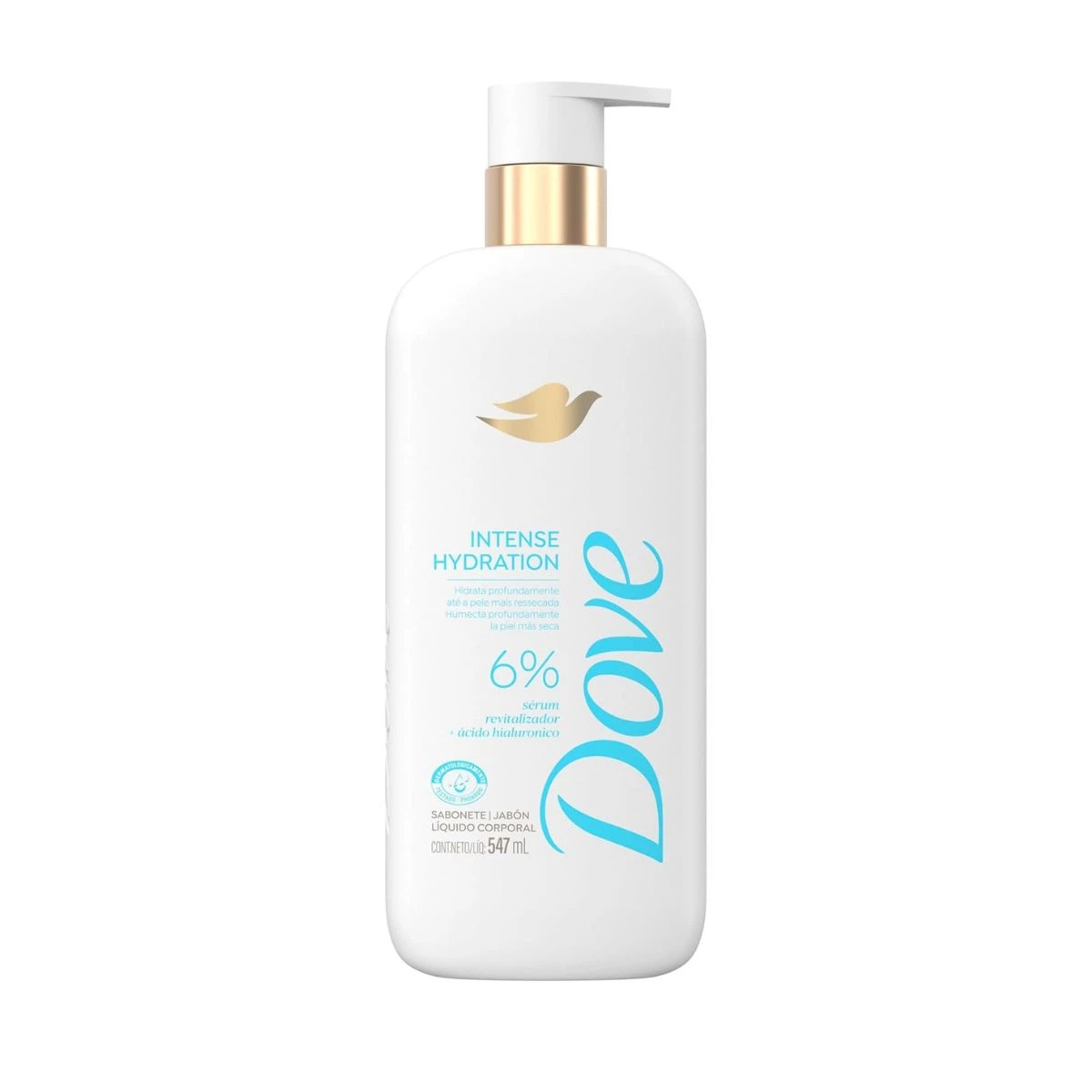 SABONETE LIQUIDO DOVE INTENSE HYDR 547ML — Dove | Farmácia Resyla
