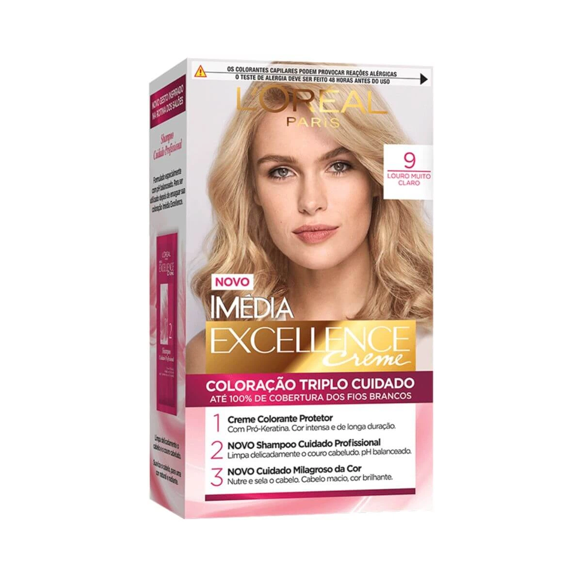TINTA IMÉDIA EXCELLENCE 9.0 LOURO MUITO CLARO — L'Oréal Paris Imédia Excellence | Farmácia Resyla