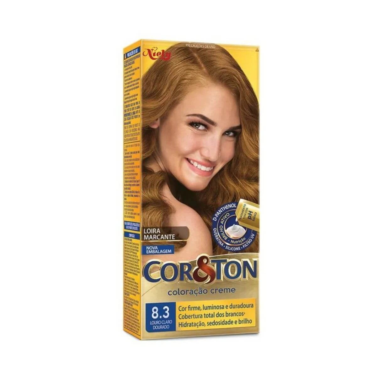 TINTA COR & TON 8.3 LOURO CLARO DOURADO — Cor & Ton | Farmácia Resyla