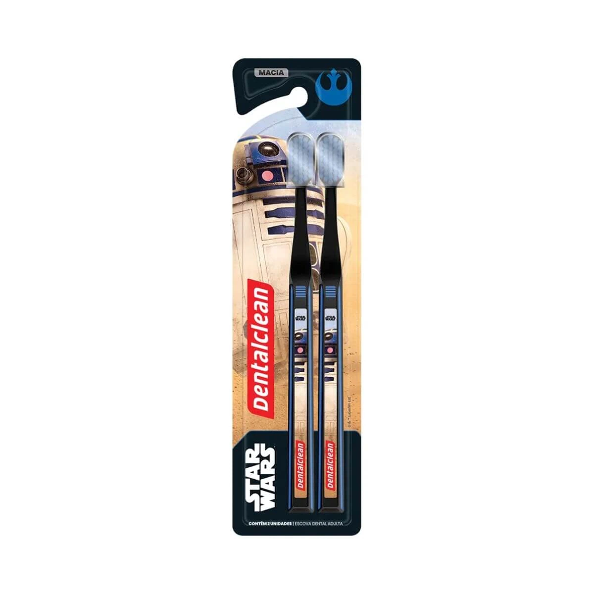 ESCOVA DE DENTE DENTALCLEAN MACIA STAR WARS C/ 2UN — Dentalclean | Farmácia Resyla