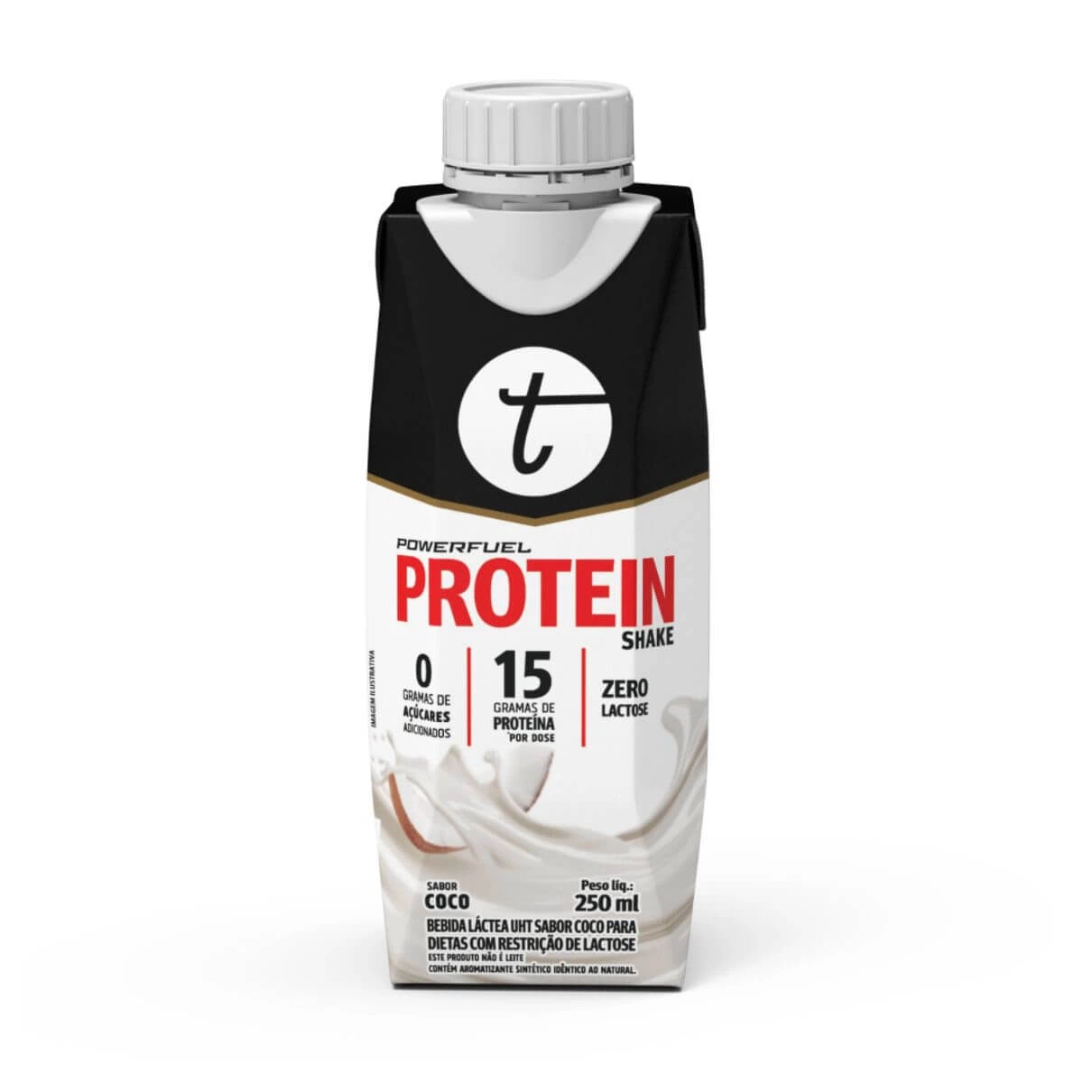 PROTEIN SHAKE POWERFUEL 15G PROTEINA COCO 250ML — Trustfuel | Farmácia Resyla