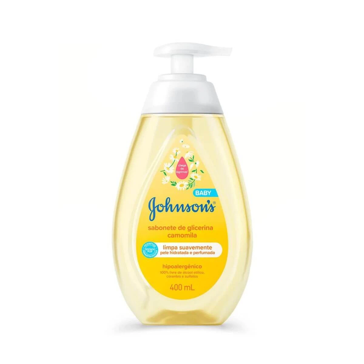 SABONETE LÍQUIDO J&J BABY CAMOMILA 400ML — Johnsons & Johnsons | Farmácia Resyla