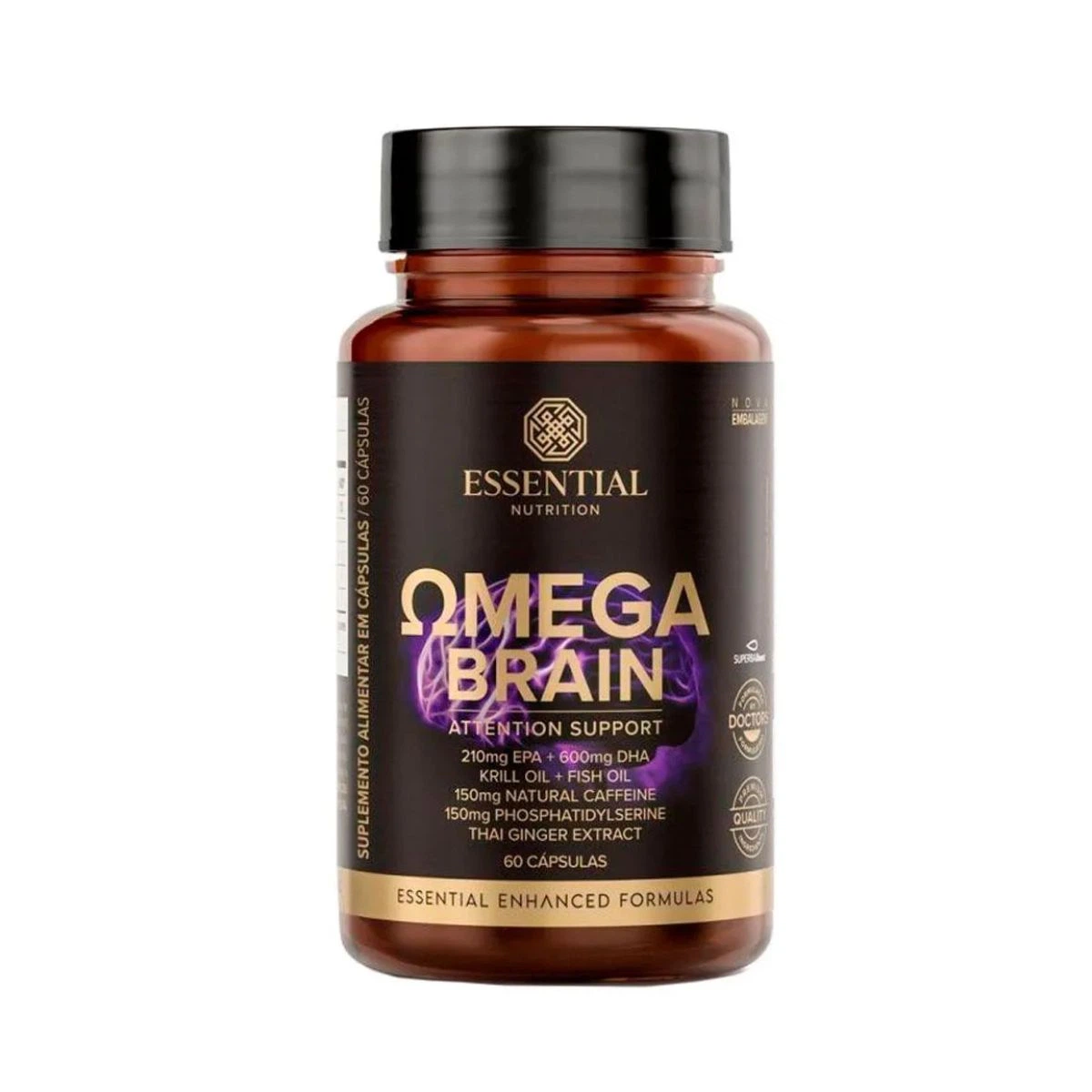 ÔMEGA BRAIN SUPLEMENTO ALIMENTAR ESSENTIAL 60CPS — Essential | Farmácia Resyla