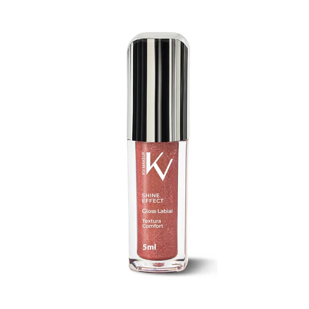 GLOSS LABIAL KV MAKEUP SHINE EFFECT BLUSH FLORAL 5ML — KV | Farmácia Resyla