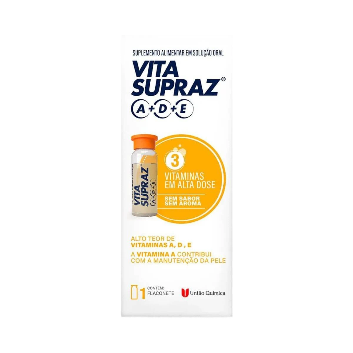 POLIVITAMÍNICO VITA SUPRAZ ADE FLACONETE 3ML - UNIAO QUÍMICA — União Química | Farmácia Resyla