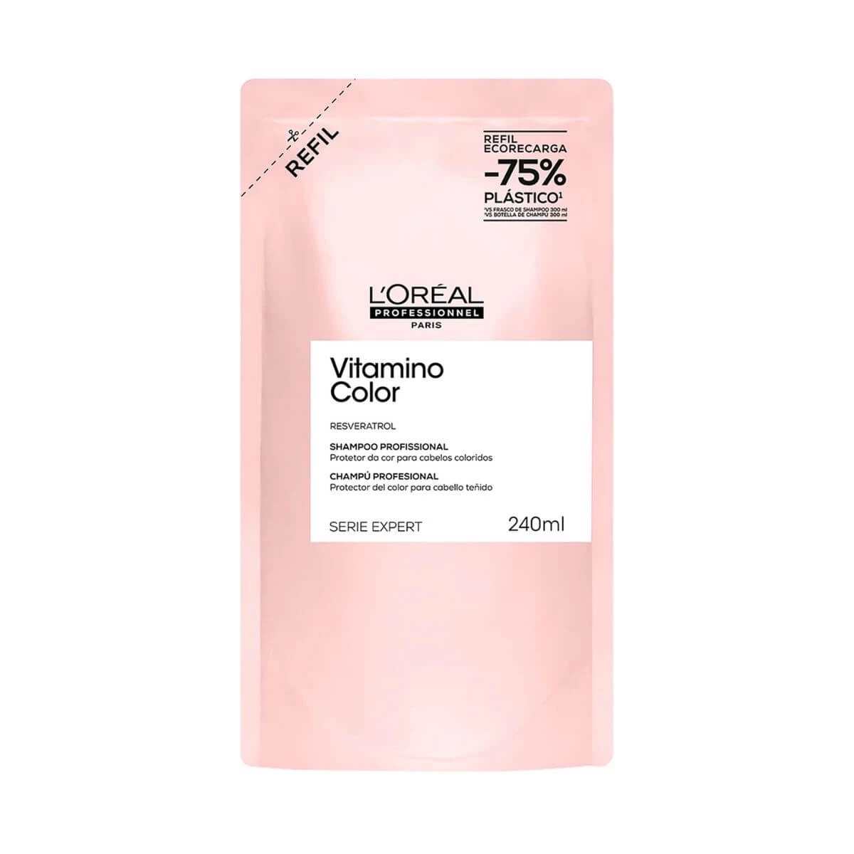 REFIL SHAMPOO LOREAL VITAMINO COLOR 240ML — L'oréal Professionnel | Farmácia Resyla