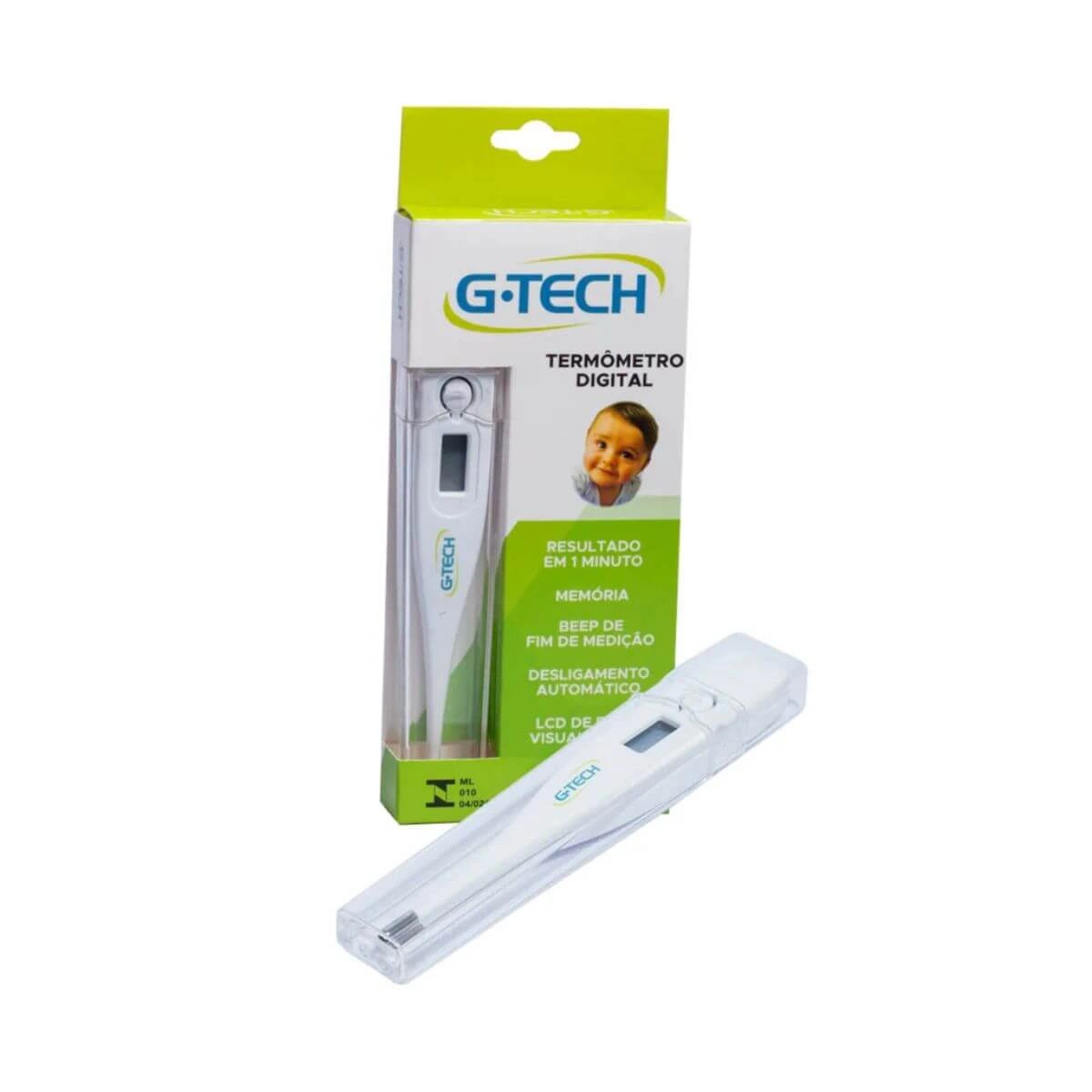 TERMÔMETRO DIGITAL G-TECH BRANCO — G-TECH | Farmácia Resyla