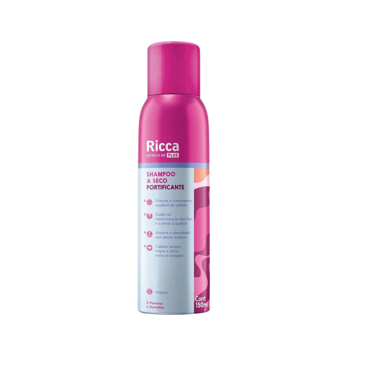 SHAMPOO A SECO RICCA FORTIFICANTE 150ML — Ricca | Farmácia Resyla
