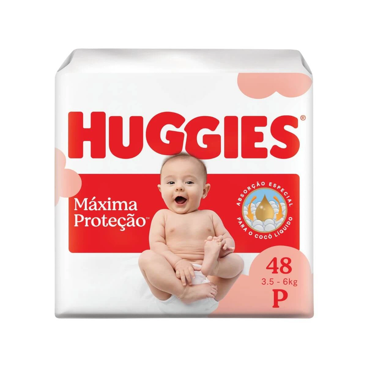 FRALDA HUGGIES SUPREME CARE MEGA P C/48UN — Huggies | Farmácia Resyla