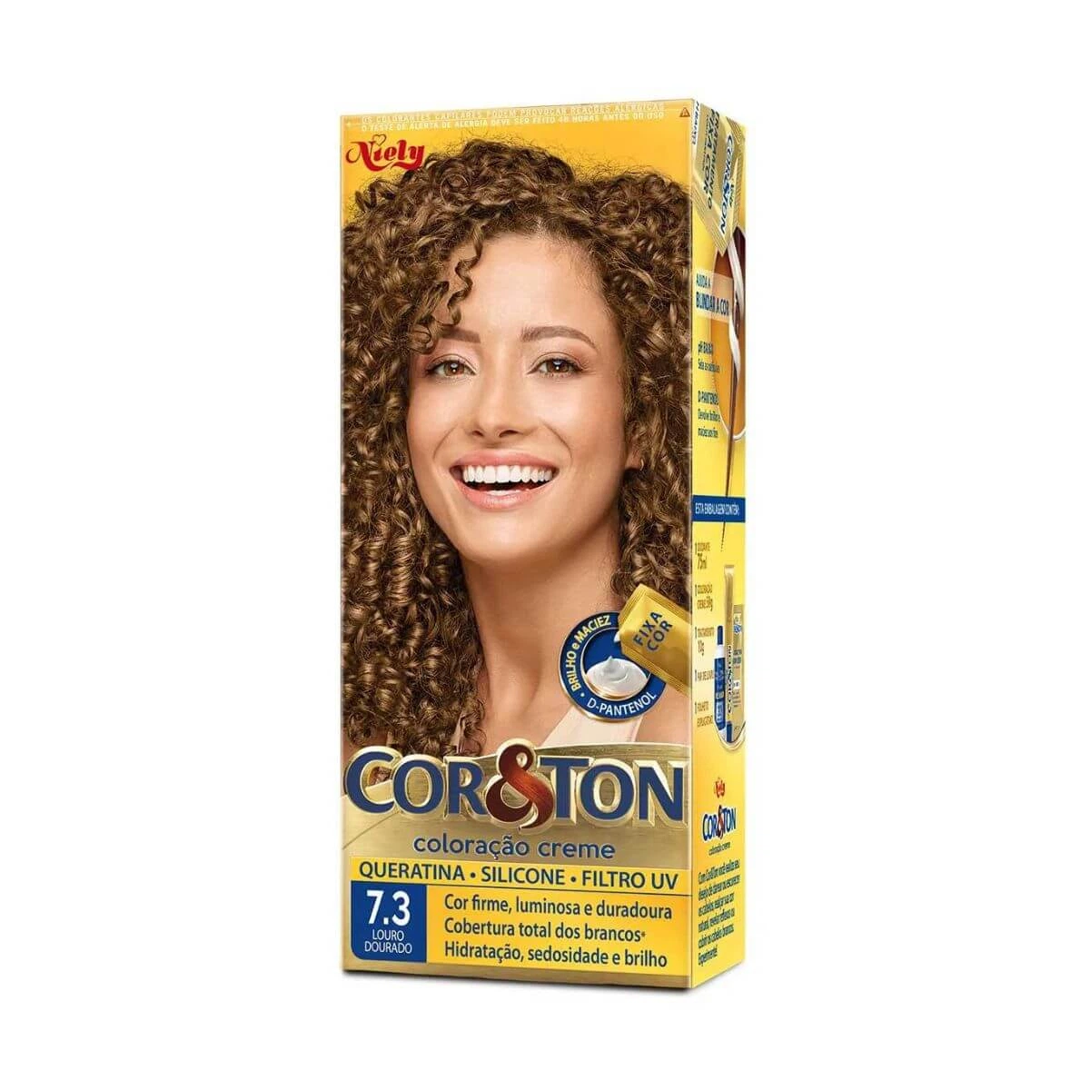 TINTA COR & TON 7.3 LOURO DOURADO — Cor & Ton | Farmácia Resyla