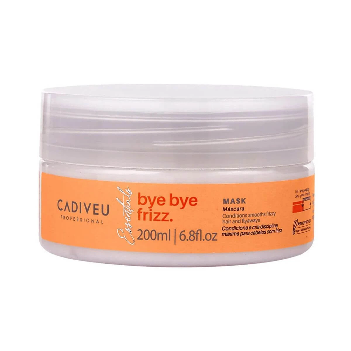 MÁSCARA BYE BYE FRIZZ CADIVEU 200ML — Cadiveu | Farmácia Resyla