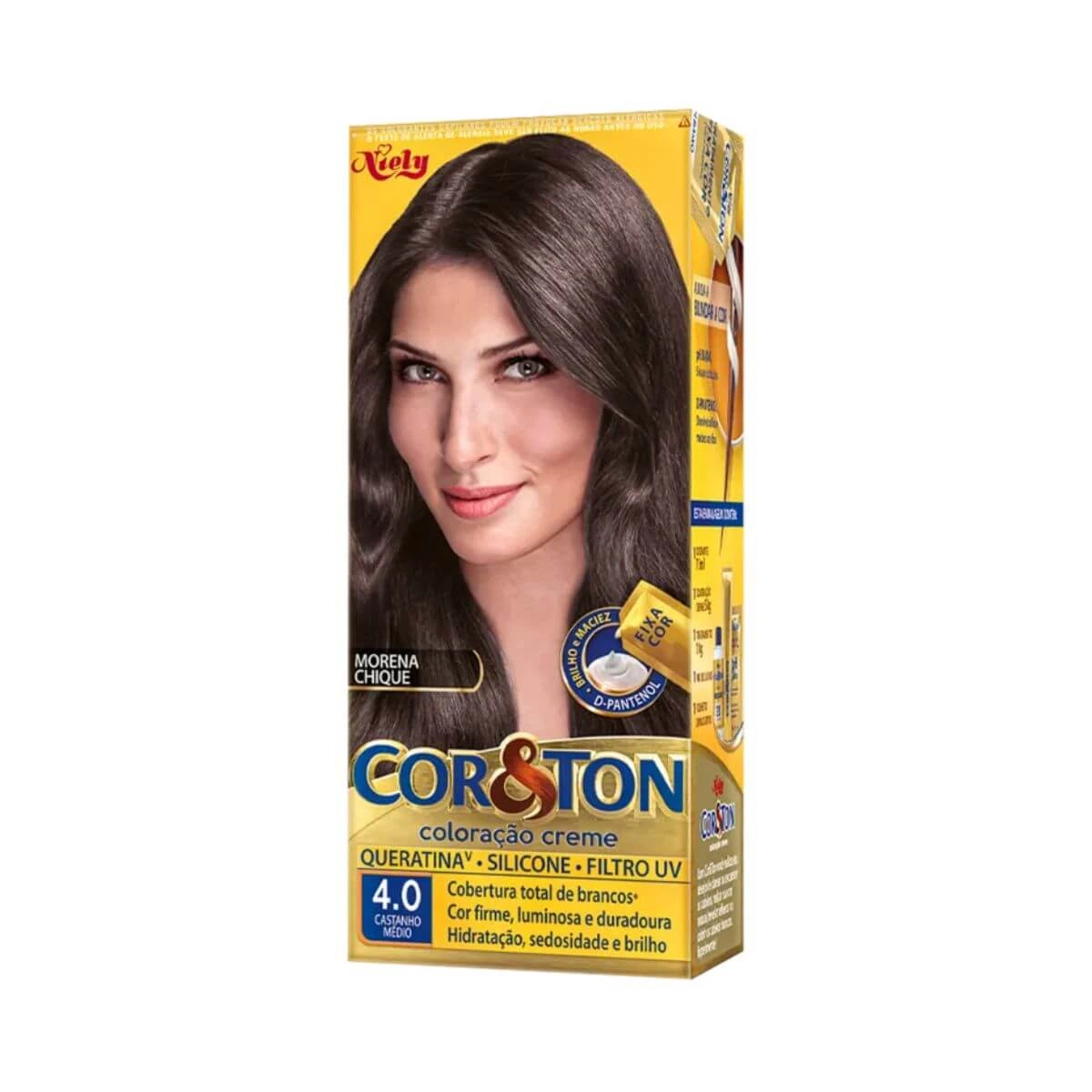 TINTA COR & TON 4.0 CASTANHO MÉDIO — Cor & Ton | Farmácia Resyla