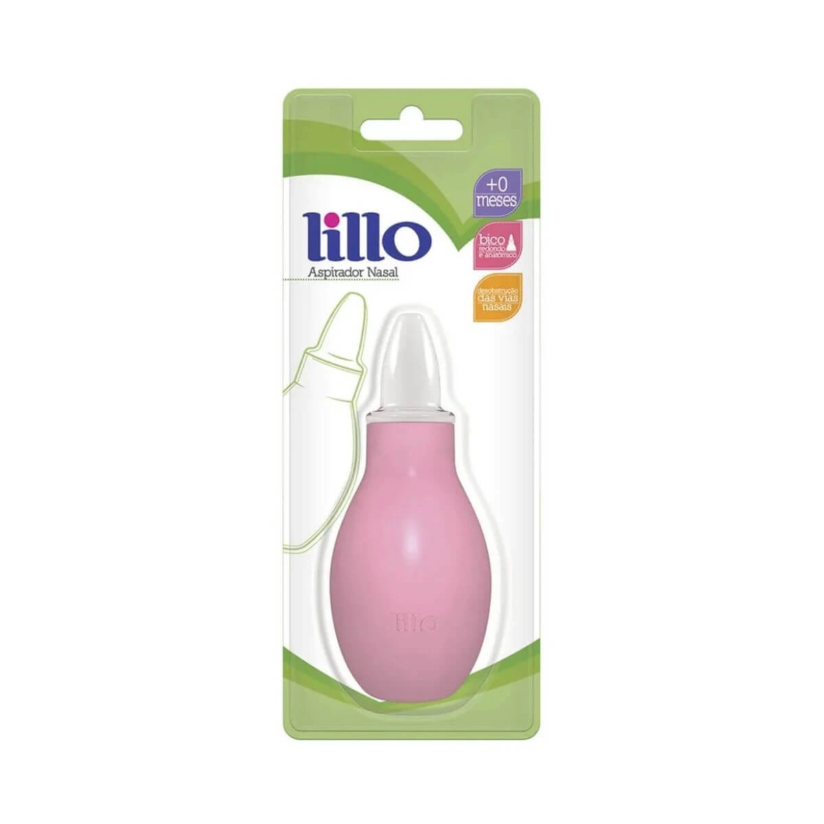ASPIRADOR NASAL LILLO ROSA — Lillo | Farmácia Resyla