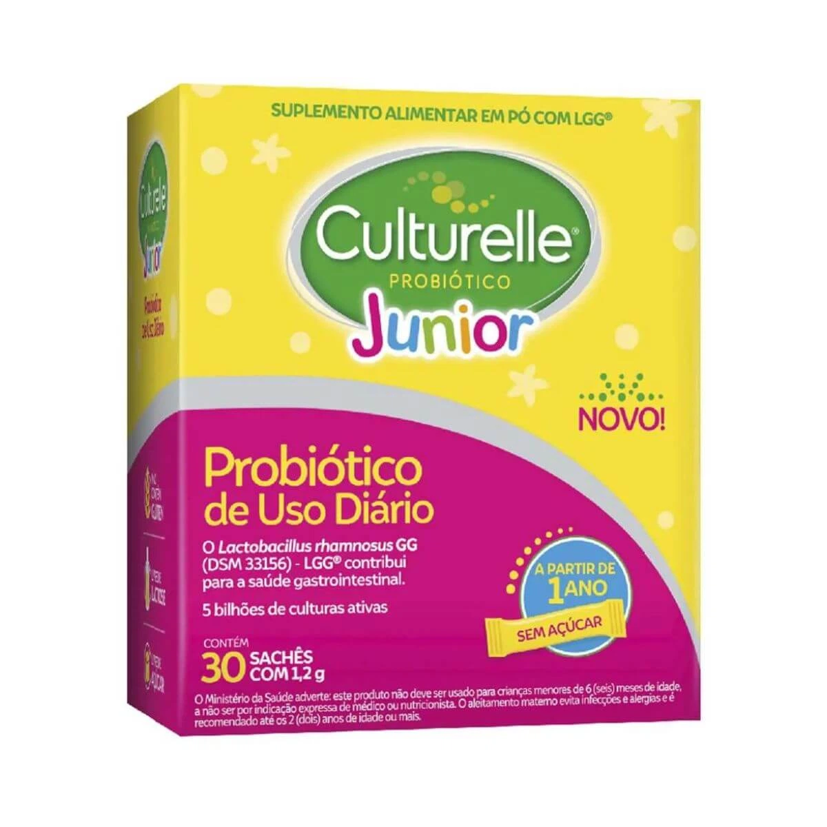 CULTURELLE PROBIÓTICO JUNIOR 30 SACHÊS - CELLERA — Cellera | Farmácia Resyla