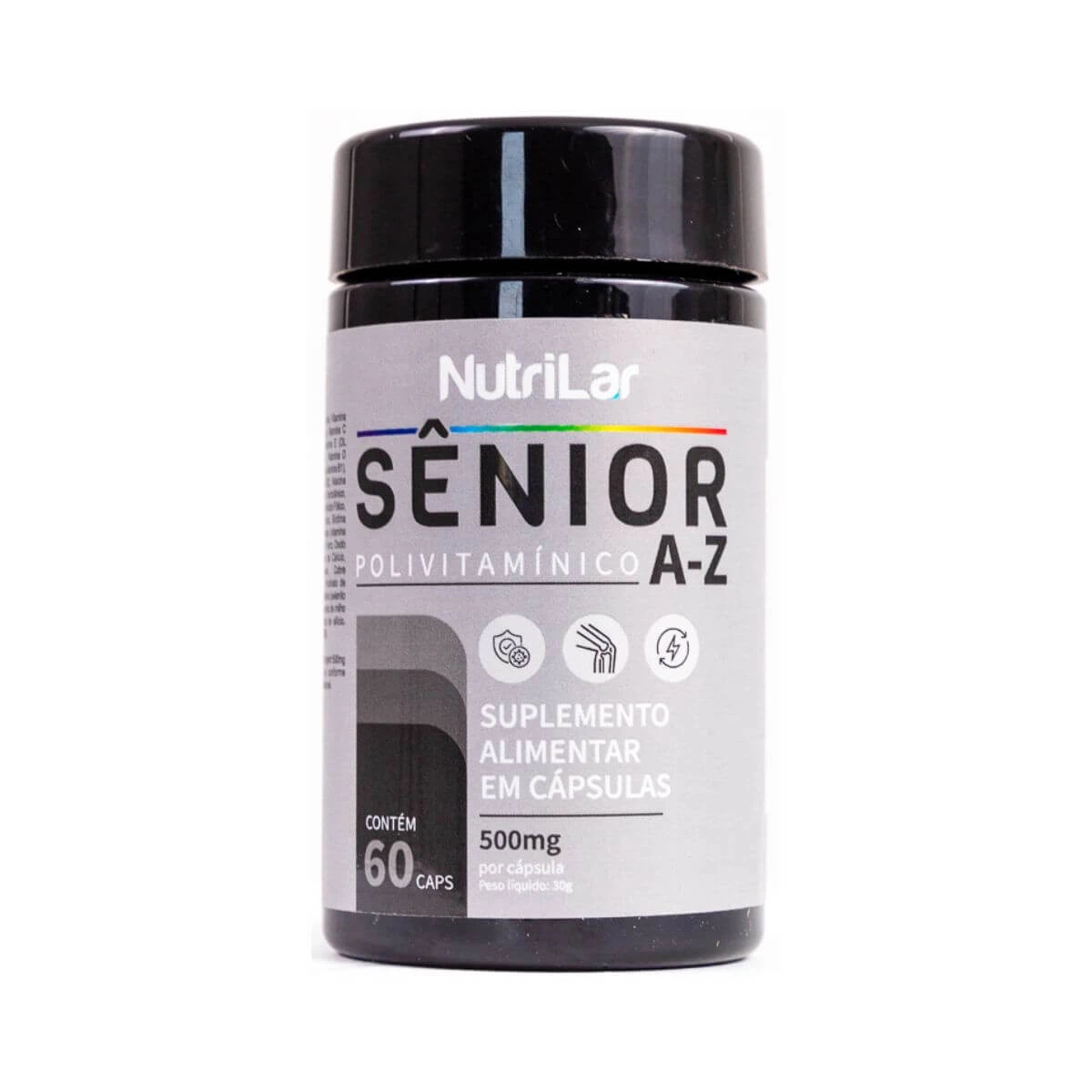 POLIVITAMÍNICO NUTRILAR SÊNIOR A-Z 60 CÁPSULAS - FARMALAR — Farmalar Drogarias | Farmácia Resyla